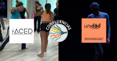 ACED y Unidad Dād se encuentran en Lajares los días 7 y 8 de noviembre para formar al profesorado de danza, gracias a Confluencias ACED y Unidad Dād se encuentran en Lajares los días 7 y 8 de noviembre para formar al profesorado de danza, gracias a Confluencias